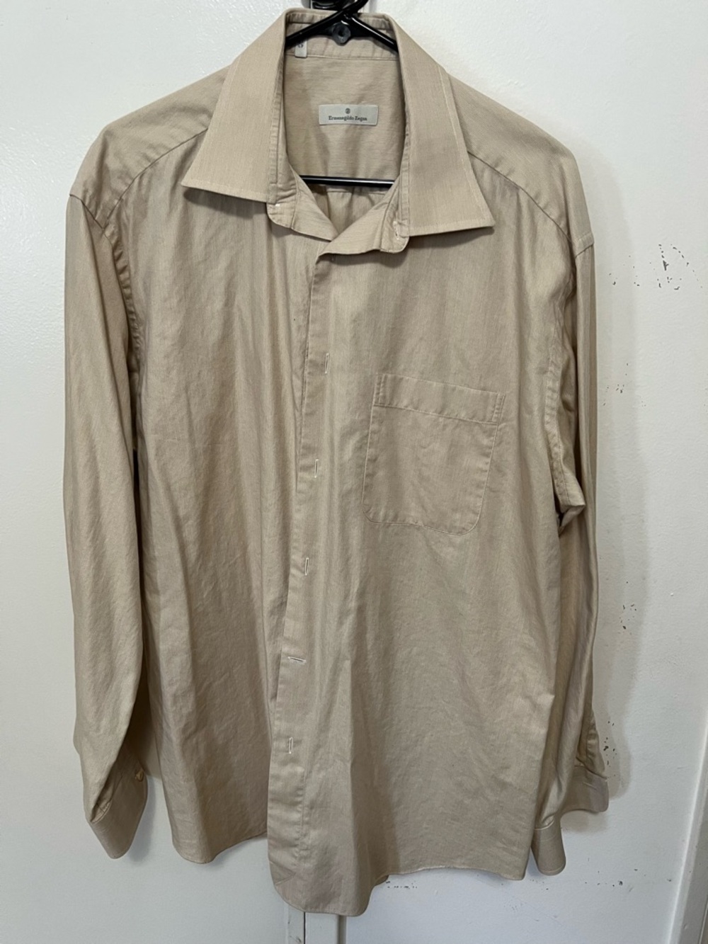 Ermenegildo Zegna Light Tan Lightweight Shirt Jacket